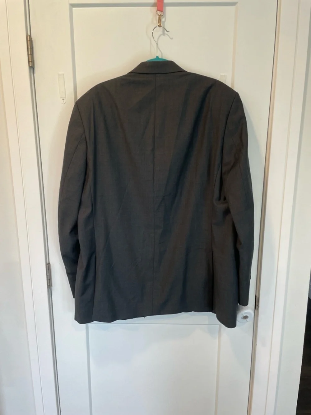 Lauren Ralph Lauren Men's Charcoal 100% Wool Suit Jacket Blazer Size 48L